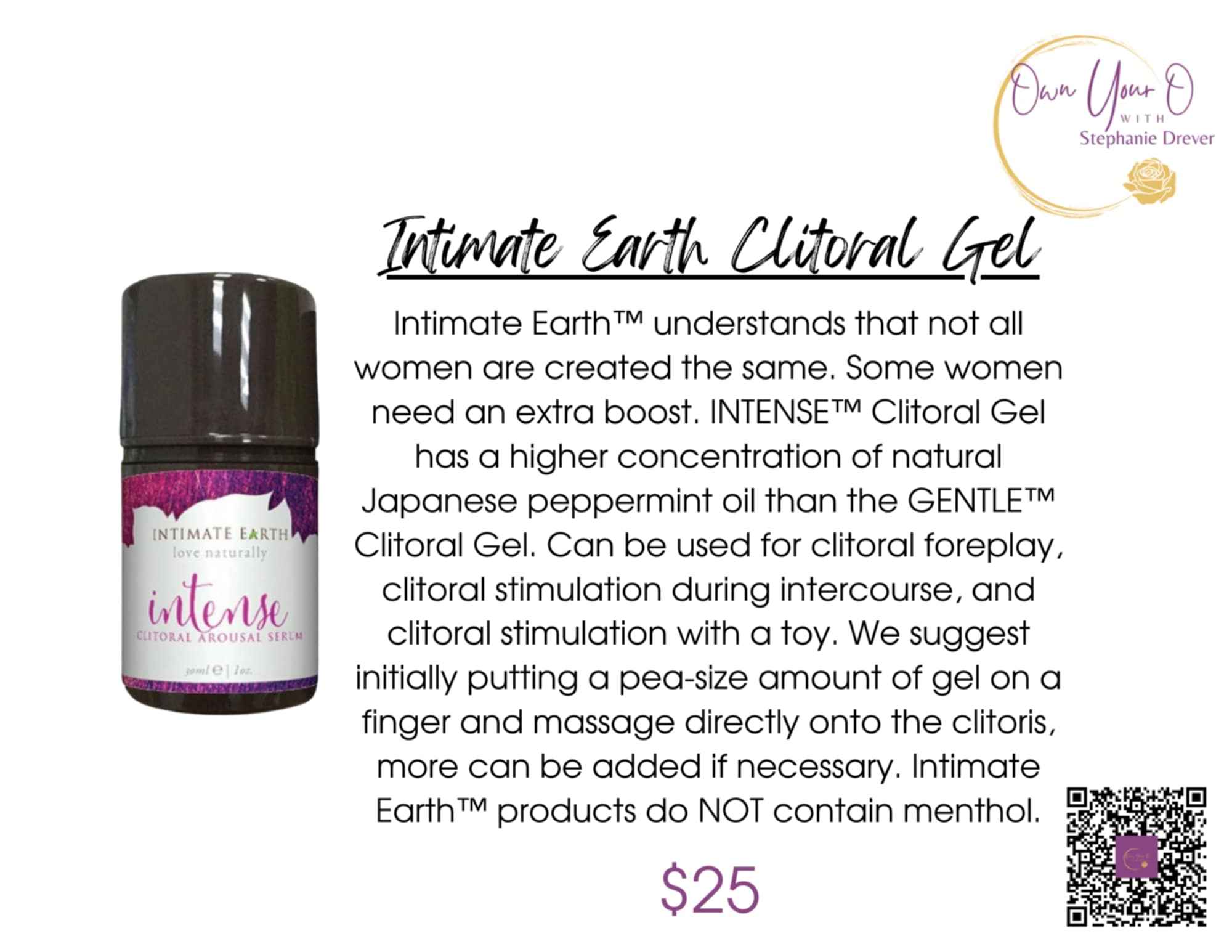 Intimate Earth Enhancement Gel