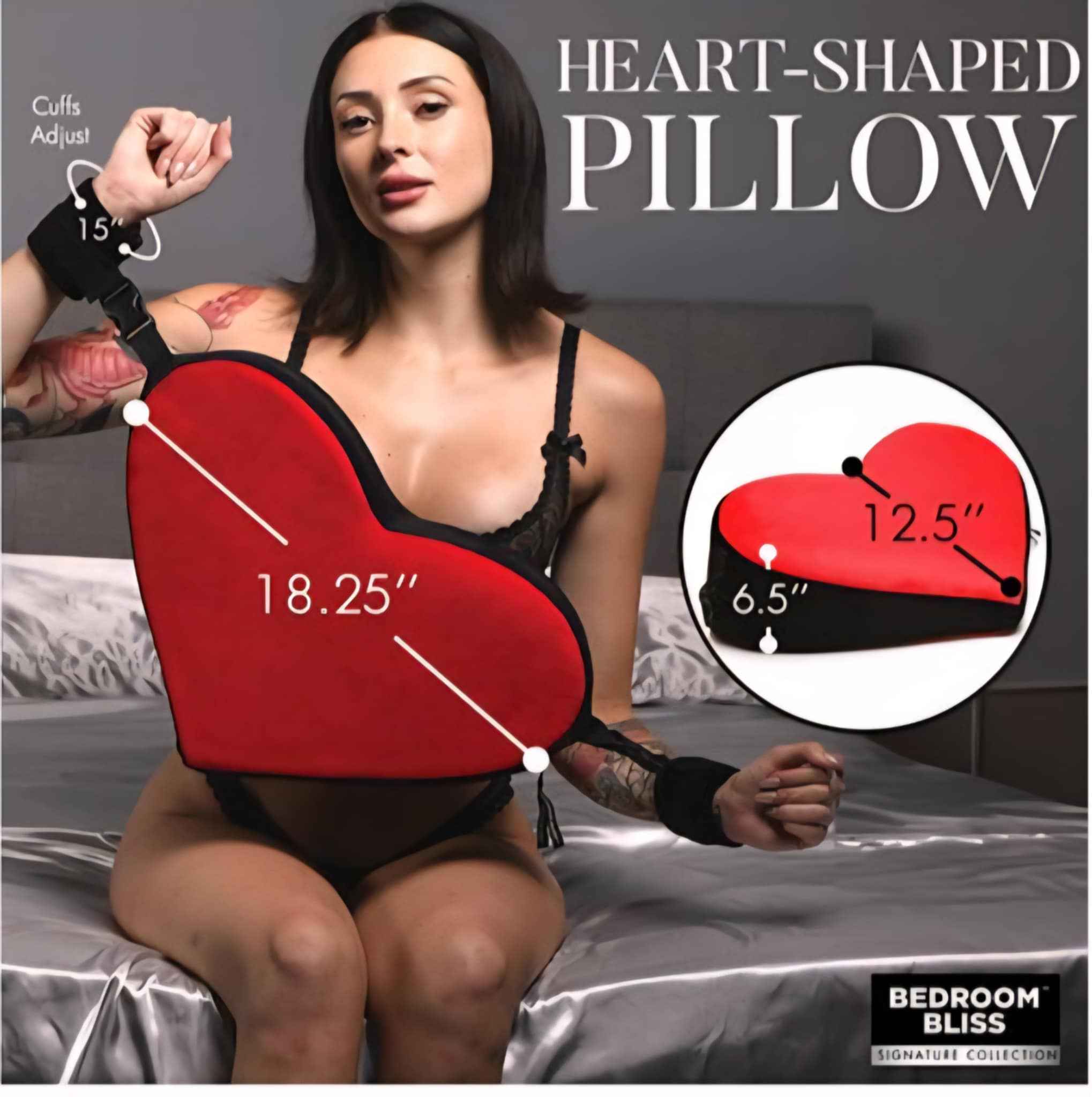 Heart Shaped Position and Bondage Pillow