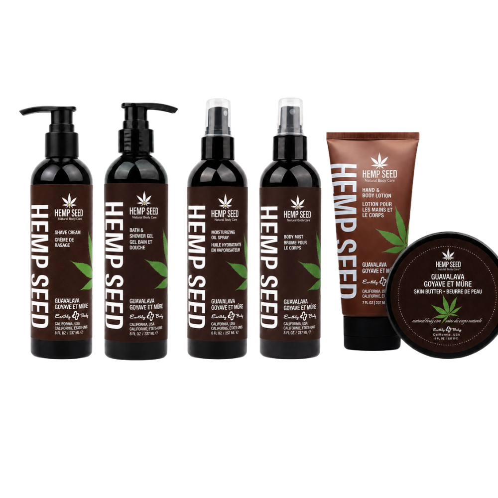 Hemp Seed Bath & Body Set Guavalava