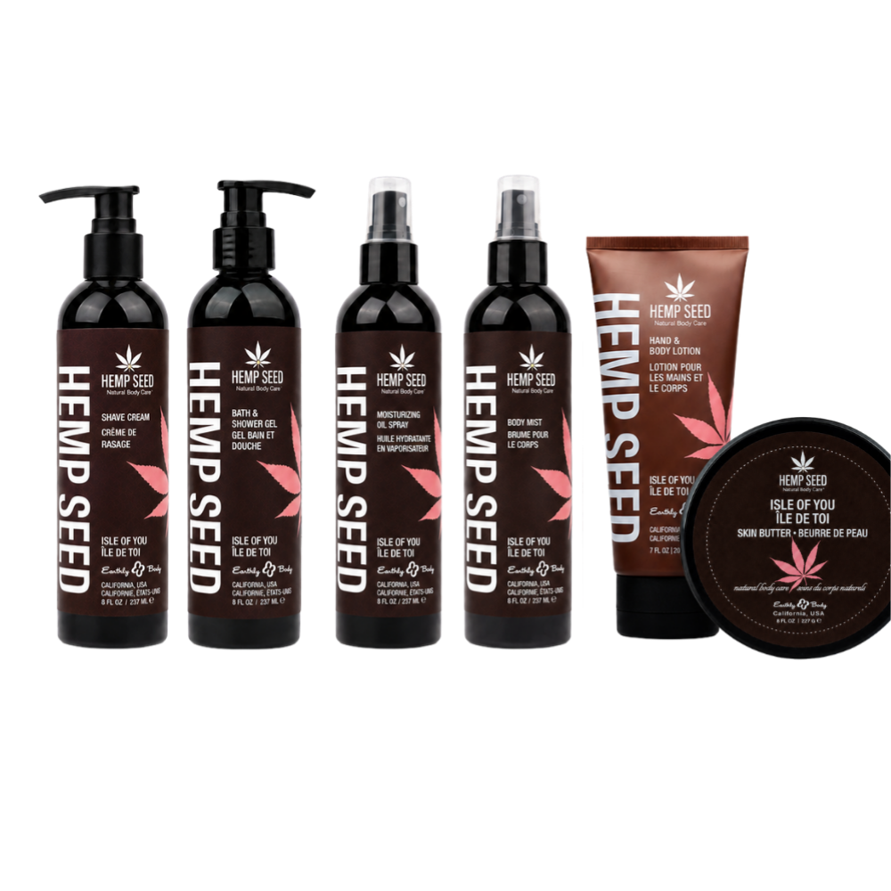 Hemp Seed Bath & Body Set Isle Of You