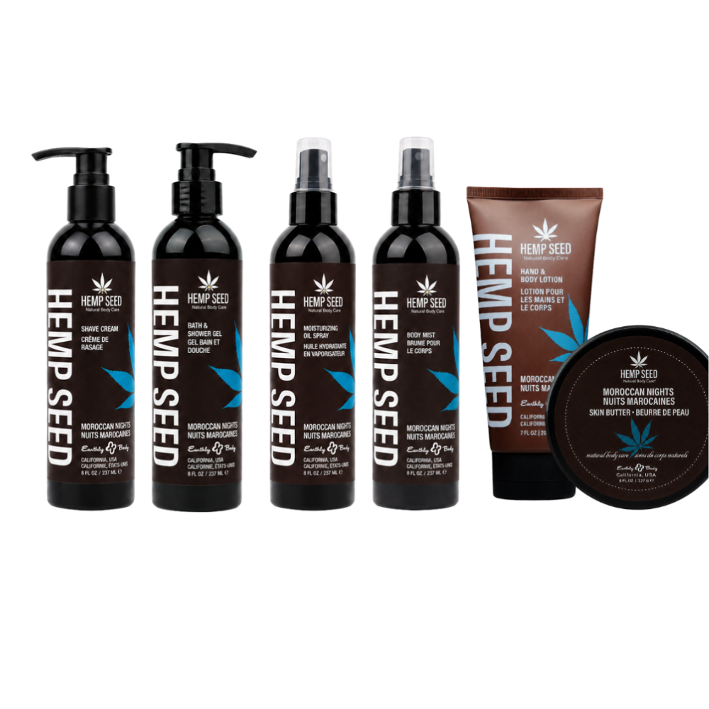 Hemp Seed Bath & Body Set Moroccan Nights