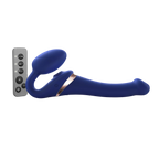 Bendable Multi Orgasm Strapless Strap-On Night Blue