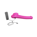 Bendable Vibrating Strapless Strap-On