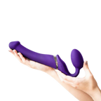 Bendable Vibrating Strapless Strap-On