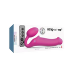 Bendable Vibrating Strapless Strap-On
