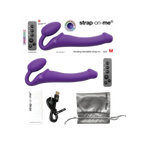 Bendable Vibrating Strapless Strap-On